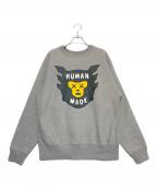 HUMAN MADE×KAWSヒューマンメイド×カウズ）の古着「SWEATSHIRT KAWS #1」｜グレー