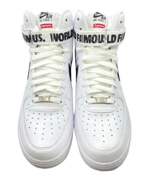 NIKE（ナイキ）NIKE (ナイキ) SUPREME (シュプリーム) AIR FORCE 1 HIGH SUPREME SP ホワイト サイズ:28cm(US10)の古着・服飾アイテム