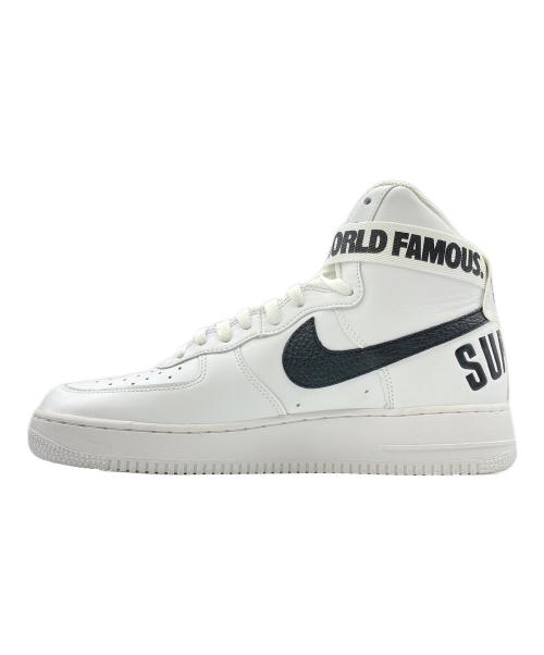 NIKE（ナイキ）NIKE (ナイキ) SUPREME (シュプリーム) AIR FORCE 1 HIGH SUPREME SP ホワイト サイズ:28cm(US10)の古着・服飾アイテム