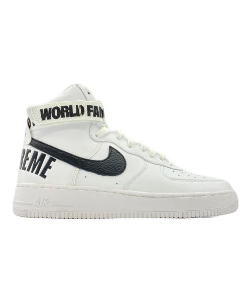 NIKE（ナイキ）NIKE (ナイキ) SUPREME (シュプリーム) AIR FORCE 1 HIGH SUPREME SP ホワイト サイズ:28cm(US10)の古着・服飾アイテム