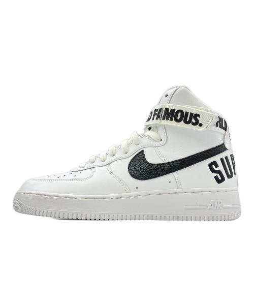 NIKE（ナイキ）NIKE (ナイキ) SUPREME (シュプリーム) AIR FORCE 1 HIGH SUPREME SP ホワイト サイズ:28cm(US10)の古着・服飾アイテム