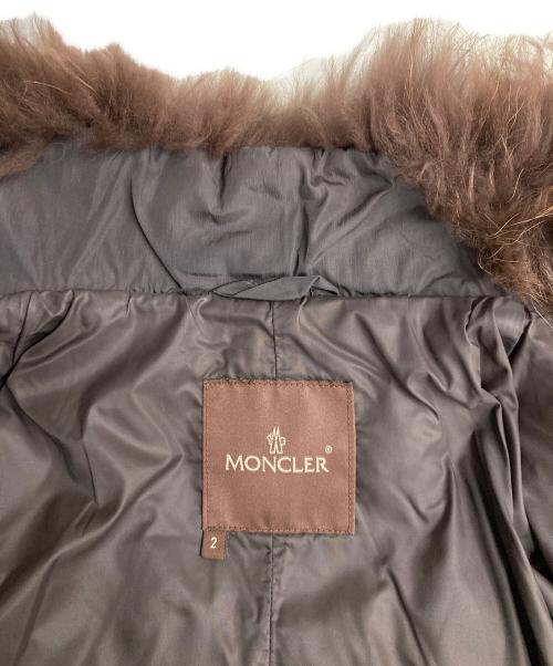MONCLER（モンクレール）MONCLER (モンクレール) ダウンコート ブラウン サイズ:2の古着・服飾アイテム