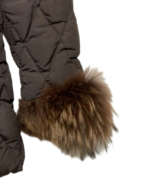 MONCLER（モンクレール）MONCLER (モンクレール) ダウンコート ブラウン サイズ:2の古着・服飾アイテム