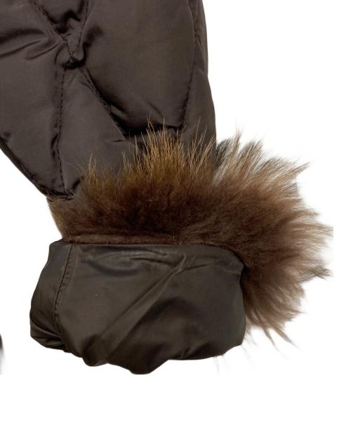 MONCLER（モンクレール）MONCLER (モンクレール) ダウンコート ブラウン サイズ:2の古着・服飾アイテム