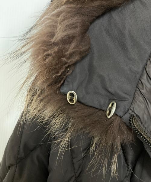 MONCLER（モンクレール）MONCLER (モンクレール) ダウンコート ブラウン サイズ:2の古着・服飾アイテム