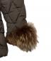 中古・古着 MONCLER (モンクレール) ダウンコート ブラウン サイズ:2：14000円