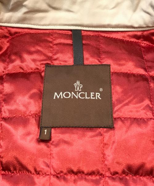 MONCLER（モンクレール）MONCLER (モンクレール) ダウンコート ベージュ サイズ:1の古着・服飾アイテム