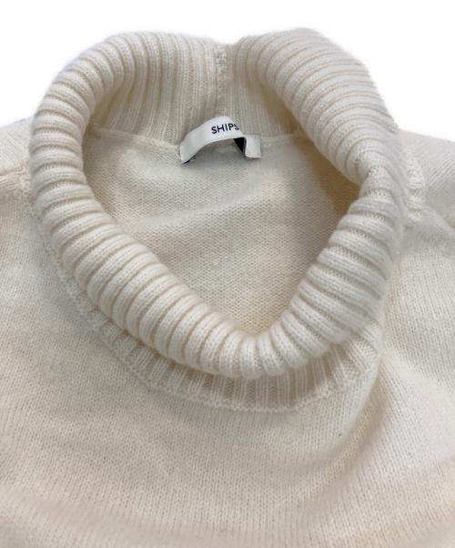 SHIPS（シップス）SHIPS (シップス) 7G ウール カシミヤ ハイネック プルオーバー　316-15-0112 アイボリー サイズ:Freeの古着・服飾アイテム