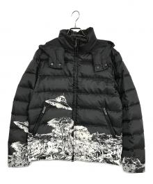 VALENTINO（ヴァレンティノ）の古着「TIME TRAVELLER ダウンジャケット」｜ブラック