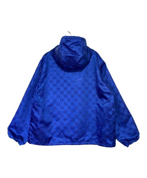 GUCCI（グッチ）GUCCI (グッチ) Off The Grid Hooded Jacket ブルー サイズ:50の古着・服飾アイテム
