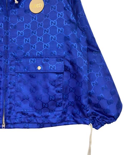 GUCCI（グッチ）GUCCI (グッチ) Off The Grid Hooded Jacket ブルー サイズ:50の古着・服飾アイテム