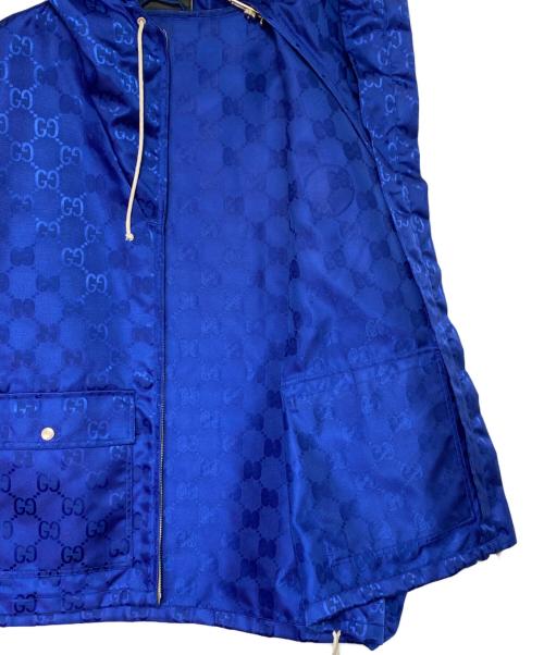 GUCCI（グッチ）GUCCI (グッチ) Off The Grid Hooded Jacket ブルー サイズ:50の古着・服飾アイテム