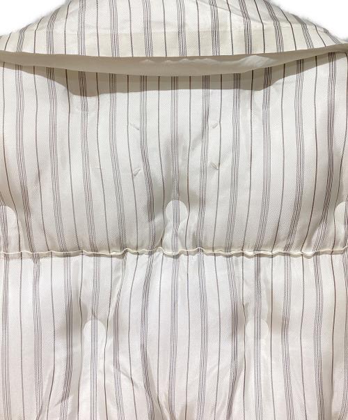 Maison Margiela（メゾンマルジェラ）Maison Margiela (メゾンマルジェラ) グラムスラム ストライプ 中綿ジャケット ホワイト サイズ:44の古着・服飾アイテム