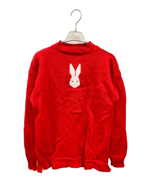 Maison Margiela（メゾンマルジェラ）Maison Margiela (メゾンマルジェラ) バニーニット レッド サイズ:Ｍの古着・服飾アイテム