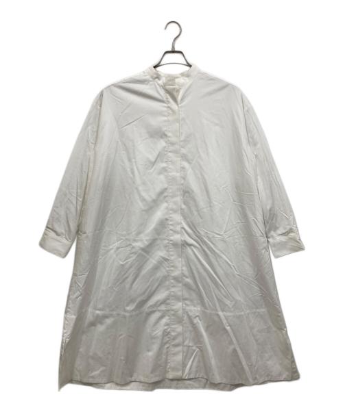 OBLI（オブリ）OBLI (オブリ) シャツワンピース ホワイト サイズ:1 未使用品の古着・服飾アイテム