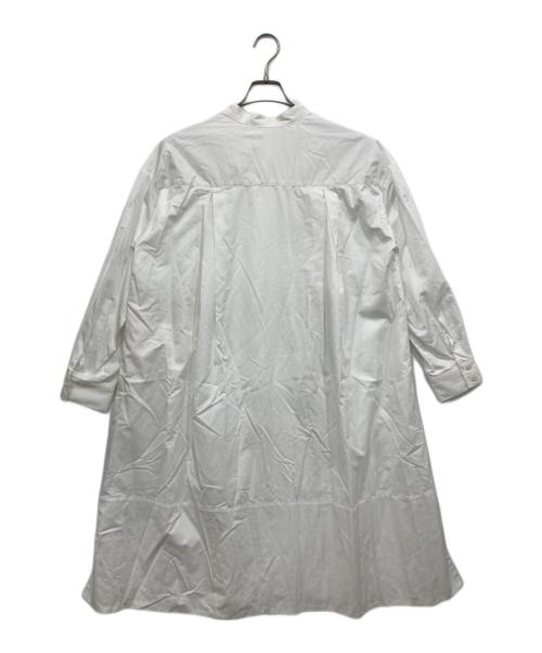 OBLI（オブリ）OBLI (オブリ) シャツワンピース ホワイト サイズ:1 未使用品の古着・服飾アイテム