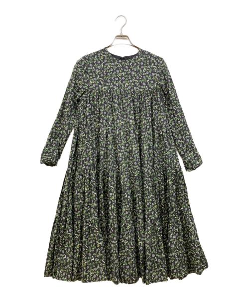 OBLI（オブリ）OBLI (オブリ) ミディアムティアードワンピース ブラック サイズ:１の古着・服飾アイテム