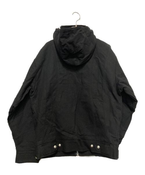 REVENGE（リベンジ）Revenge (リベンジ) MASK HEAVY CANVAS QUILTED ZIP JACKET ブラック サイズ:Mの古着・服飾アイテム