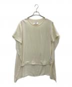 MM6 Maison Margielaエムエムシックスメゾンマルジェラ）の古着「セーラーカラー スリット ロングブラウス」｜アイボリー