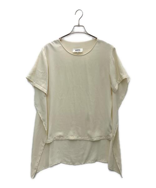 MM6 Maison Margiela（エムエムシックスメゾンマルジェラ）MM6 Maison Margiela (エムエムシックスメゾンマルジェラ) セーラーカラー スリット ロングブラウス アイボリー サイズ:SIZE42の古着・服飾アイテム