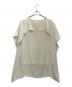 中古・古着 MM6 Maison Margiela (エムエムシックスメゾンマルジェラ) セーラーカラー スリット ロングブラウス アイボリー サイズ:SIZE42：7000円