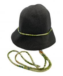 manipuri（マニプリ）の古着「ペーパーハット」｜ブラック