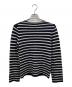 PLAY COMME des GARCONS (プレイコムデギャルソン) ウールボーダーニット ホワイト×ブラック サイズ:M：8000円