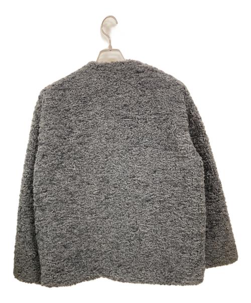 STATE OF MIND（ステートオブマインド）STATE OF MIND (ステートオブマインド) boa short coat/ステートオブマインド チャコールグレー サイズ:Ｍの古着・服飾アイテム