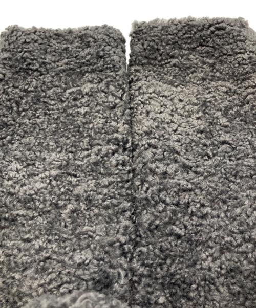 STATE OF MIND（ステートオブマインド）STATE OF MIND (ステートオブマインド) boa short coat/ステートオブマインド チャコールグレー サイズ:Ｍの古着・服飾アイテム