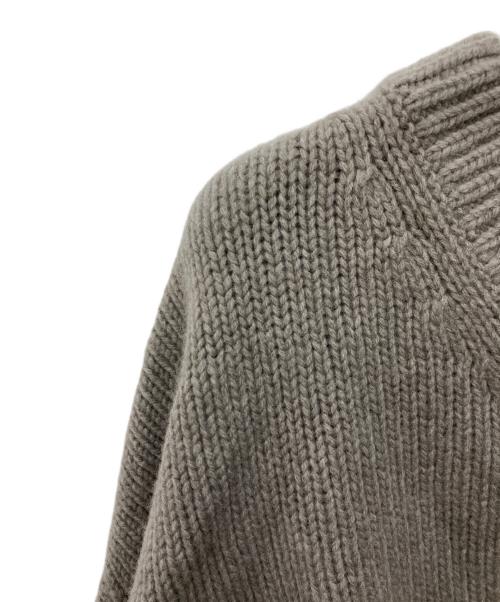 GALERIE VIE（ギャルリーヴィー）GALERIE VIE (ギャルリーヴィー) ファインウールVネックプルオーバーニット ブラウン サイズ:Ｓの古着・服飾アイテム