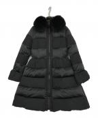 TO BE CHICトゥービーシック）の古着「フォックスファー付きダウンコート」｜ブラック