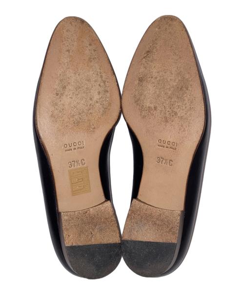 GUCCI（グッチ）GUCCI (グッチ) バンブービットローファー ブラック サイズ:37 1/2の古着・服飾アイテム