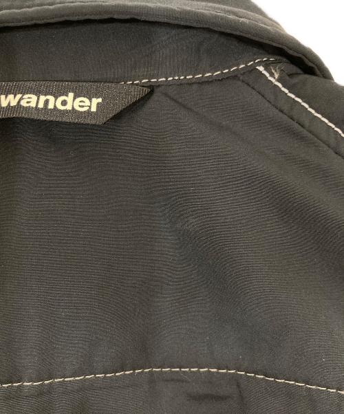 and wander（アンドワンダー）and wander (アンドワンダー) T/C alpha shirt jacket ブラック サイズ:SIZE 3の古着・服飾アイテム
