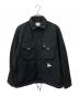 and wander（アンドワンダー）の古着「T/C alpha shirt jacket」｜ブラック