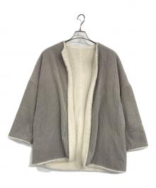 Whim Gazette（ウィムガゼット）の古着「ボアリバーシブルブルゾン」｜グレー