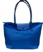 LONGCHAMPロンシャン）の古着「ルプリアージュ トートバッグ」｜ブルー