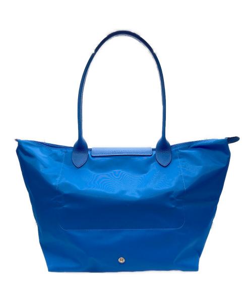 LONGCHAMP（ロンシャン）LONGCHAMP (ロンシャン) ルプリアージュ トートバッグ ブルーの古着・服飾アイテム