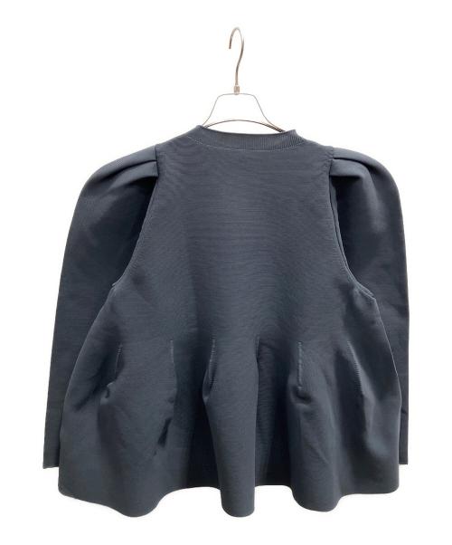 machatt（マチャット）machatt (マチャット) ホールガーメントタックスリーブニット グレー サイズ:フリーの古着・服飾アイテム