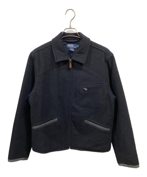 POLO RALPH LAUREN（ポロ・ラルフローレン）POLO RALPH LAUREN (ポロ・ラルフローレン) ウールブルゾン　ポロ・ラルフローレン ネイビー サイズ:Sの古着・服飾アイテム