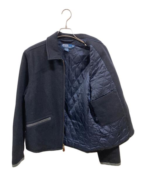 POLO RALPH LAUREN（ポロ・ラルフローレン）POLO RALPH LAUREN (ポロ・ラルフローレン) ウールブルゾン　ポロ・ラルフローレン ネイビー サイズ:Sの古着・服飾アイテム