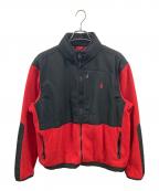 POLO RALPH LAURENポロ・ラルフローレン）の古着「フリースジャケット　ポロ・ラルフローレン」｜レッド×ブラック