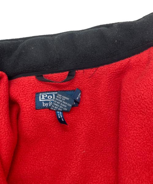 POLO RALPH LAUREN（ポロ・ラルフローレン）POLO RALPH LAUREN (ポロ・ラルフローレン) フリースジャケット　ポロ・ラルフローレン レッド×ブラック サイズ:XLの古着・服飾アイテム