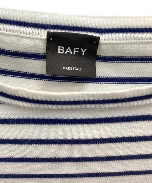BAFY（バフィー）BAFY (バフィー) ボーダーニット ネイビー サイズ:46の古着・服飾アイテム