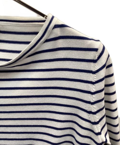 BAFY（バフィー）BAFY (バフィー) ボーダーニット ネイビー サイズ:46の古着・服飾アイテム