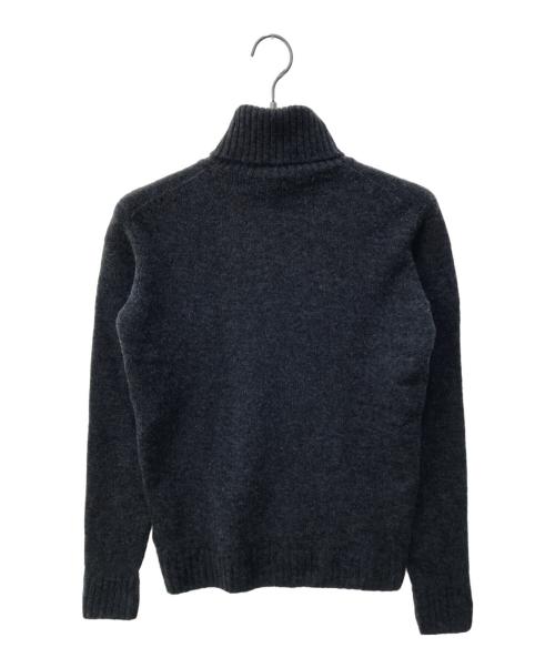 Zanone（ザノーネ）ZANONE (ザノーネ) ラムウールハイゲージリブタートルネックニット　811941 ZY286 グレー サイズ:44の古着・服飾アイテム