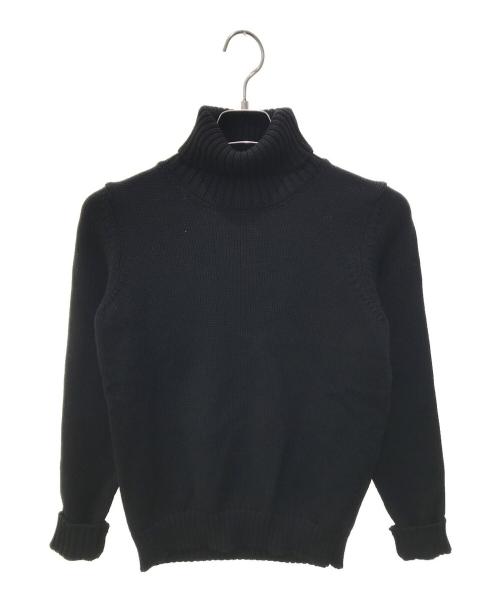 Zanone（ザノーネ）Zanone (ザノーネ) ミドルゲージタートルネックニット810005-Z0229 ブラック サイズ:44の古着・服飾アイテム