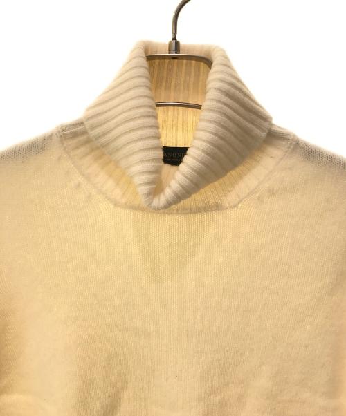 Zanone（ザノーネ）Zanone (ザノーネ) ラムウールハイゲージリブタートルネックニット　811941 ZY286 ホワイト サイズ:44の古着・服飾アイテム