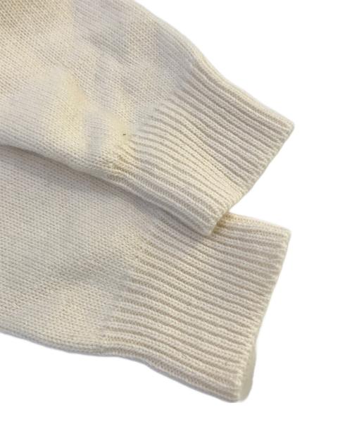 Zanone（ザノーネ）Zanone (ザノーネ) カシミア混切り替えケーブル モックネックセーター ホワイト サイズ:44の古着・服飾アイテム