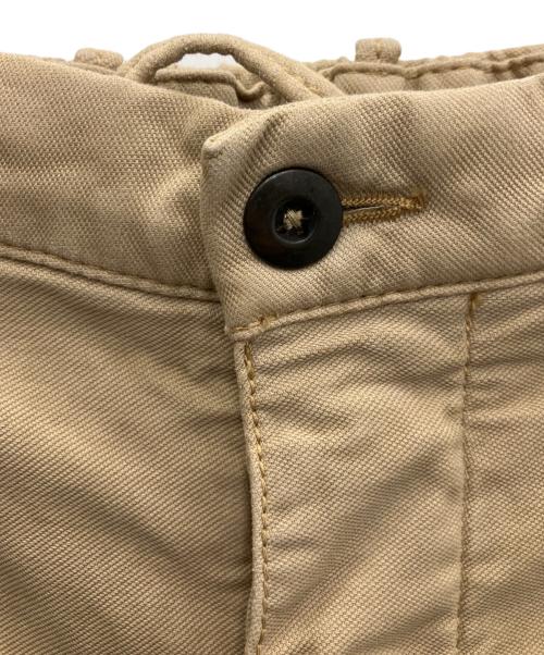 INCOTEX（インコテックス）INCOTEX (インコテックス) コットンストレッチサテン1Pテーパードパンツ ベージュ サイズ:73．5cm（W29）の古着・服飾アイテム