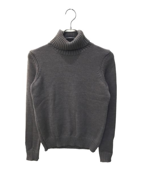 Zanone（ザノーネ）Zanone (ザノーネ) ミドルゲージタートルネックニット　810005 Z0229 ブラウン サイズ:44の古着・服飾アイテム